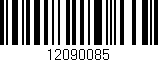 Código de barras (EAN, GTIN, SKU, ISBN): '12090085'