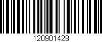 Código de barras (EAN, GTIN, SKU, ISBN): '120901428'