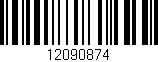 Código de barras (EAN, GTIN, SKU, ISBN): '12090874'