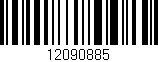 Código de barras (EAN, GTIN, SKU, ISBN): '12090885'