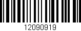Código de barras (EAN, GTIN, SKU, ISBN): '12090919'