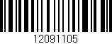 Código de barras (EAN, GTIN, SKU, ISBN): '12091105'