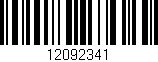 Código de barras (EAN, GTIN, SKU, ISBN): '12092341'