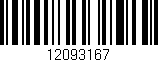 Código de barras (EAN, GTIN, SKU, ISBN): '12093167'