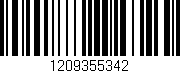Código de barras (EAN, GTIN, SKU, ISBN): '1209355342'