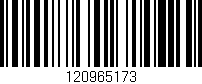 Código de barras (EAN, GTIN, SKU, ISBN): '120965173'