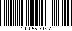 Código de barras (EAN, GTIN, SKU, ISBN): '1209855360607'