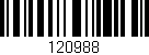 Código de barras (EAN, GTIN, SKU, ISBN): '120988'