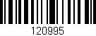 Código de barras (EAN, GTIN, SKU, ISBN): '120995'