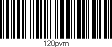 Código de barras (EAN, GTIN, SKU, ISBN): '120PVM'