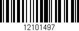 Código de barras (EAN, GTIN, SKU, ISBN): '12101497'