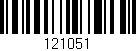 Código de barras (EAN, GTIN, SKU, ISBN): '121051'