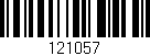 Código de barras (EAN, GTIN, SKU, ISBN): '121057'