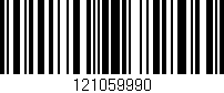 Código de barras (EAN, GTIN, SKU, ISBN): '121059990'