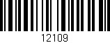 Código de barras (EAN, GTIN, SKU, ISBN): '12109'