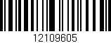 Código de barras (EAN, GTIN, SKU, ISBN): '12109605'