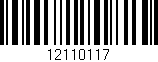 Código de barras (EAN, GTIN, SKU, ISBN): '12110117'
