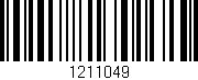 Código de barras (EAN, GTIN, SKU, ISBN): '1211049'