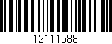Código de barras (EAN, GTIN, SKU, ISBN): '12111588'