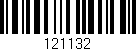Código de barras (EAN, GTIN, SKU, ISBN): '121132'