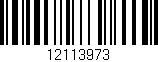 Código de barras (EAN, GTIN, SKU, ISBN): '12113973'