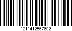 Código de barras (EAN, GTIN, SKU, ISBN): '1211412567602'