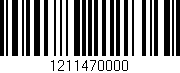 Código de barras (EAN, GTIN, SKU, ISBN): '1211470000'