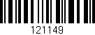 Código de barras (EAN, GTIN, SKU, ISBN): '121149'