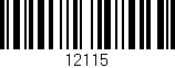 Código de barras (EAN, GTIN, SKU, ISBN): '12115'