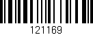 Código de barras (EAN, GTIN, SKU, ISBN): '121169'
