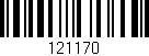 Código de barras (EAN, GTIN, SKU, ISBN): '121170'