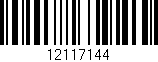 Código de barras (EAN, GTIN, SKU, ISBN): '12117144'