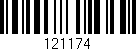 Código de barras (EAN, GTIN, SKU, ISBN): '121174'