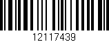 Código de barras (EAN, GTIN, SKU, ISBN): '12117439'
