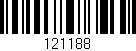 Código de barras (EAN, GTIN, SKU, ISBN): '121188'