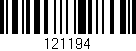 Código de barras (EAN, GTIN, SKU, ISBN): '121194'