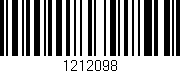 Código de barras (EAN, GTIN, SKU, ISBN): '1212098'