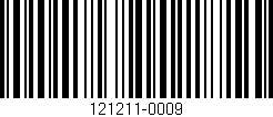 Código de barras (EAN, GTIN, SKU, ISBN): '121211-0009'