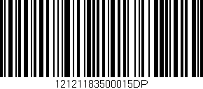 Código de barras (EAN, GTIN, SKU, ISBN): '12121183500015DP'