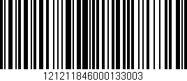 Código de barras (EAN, GTIN, SKU, ISBN): '121211846000133003'
