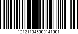 Código de barras (EAN, GTIN, SKU, ISBN): '121211846000141001'
