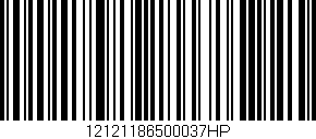Código de barras (EAN, GTIN, SKU, ISBN): '12121186500037HP'