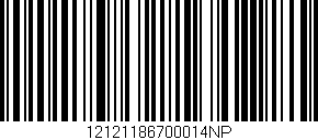 Código de barras (EAN, GTIN, SKU, ISBN): '12121186700014NP'