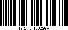 Código de barras (EAN, GTIN, SKU, ISBN): '121211871000299P'