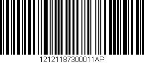 Código de barras (EAN, GTIN, SKU, ISBN): '12121187300011AP'