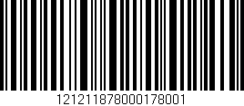 Código de barras (EAN, GTIN, SKU, ISBN): '121211878000178001'