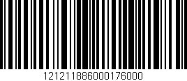 Código de barras (EAN, GTIN, SKU, ISBN): '121211886000176000'