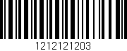 Código de barras (EAN, GTIN, SKU, ISBN): '1212121203'