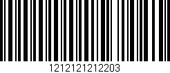 Código de barras (EAN, GTIN, SKU, ISBN): '1212121212203'