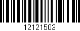 Código de barras (EAN, GTIN, SKU, ISBN): '12121503'